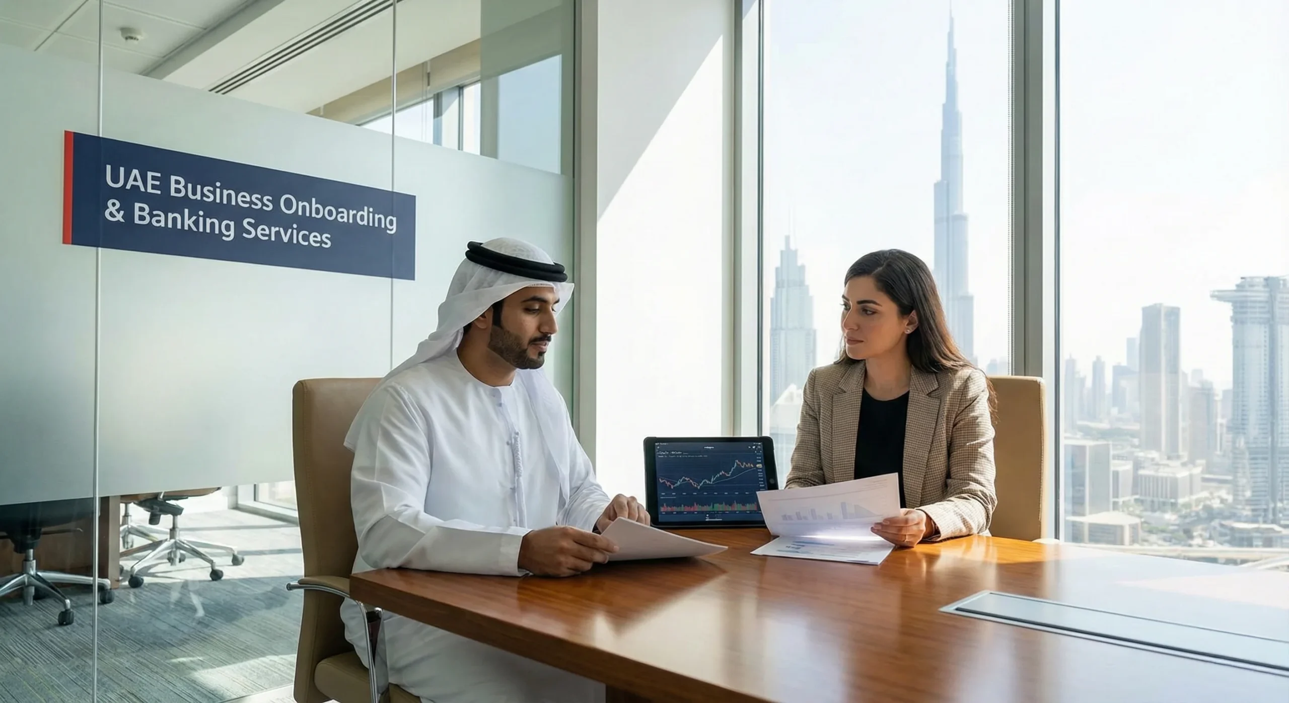 Bank account guidance and business onboarding UAE