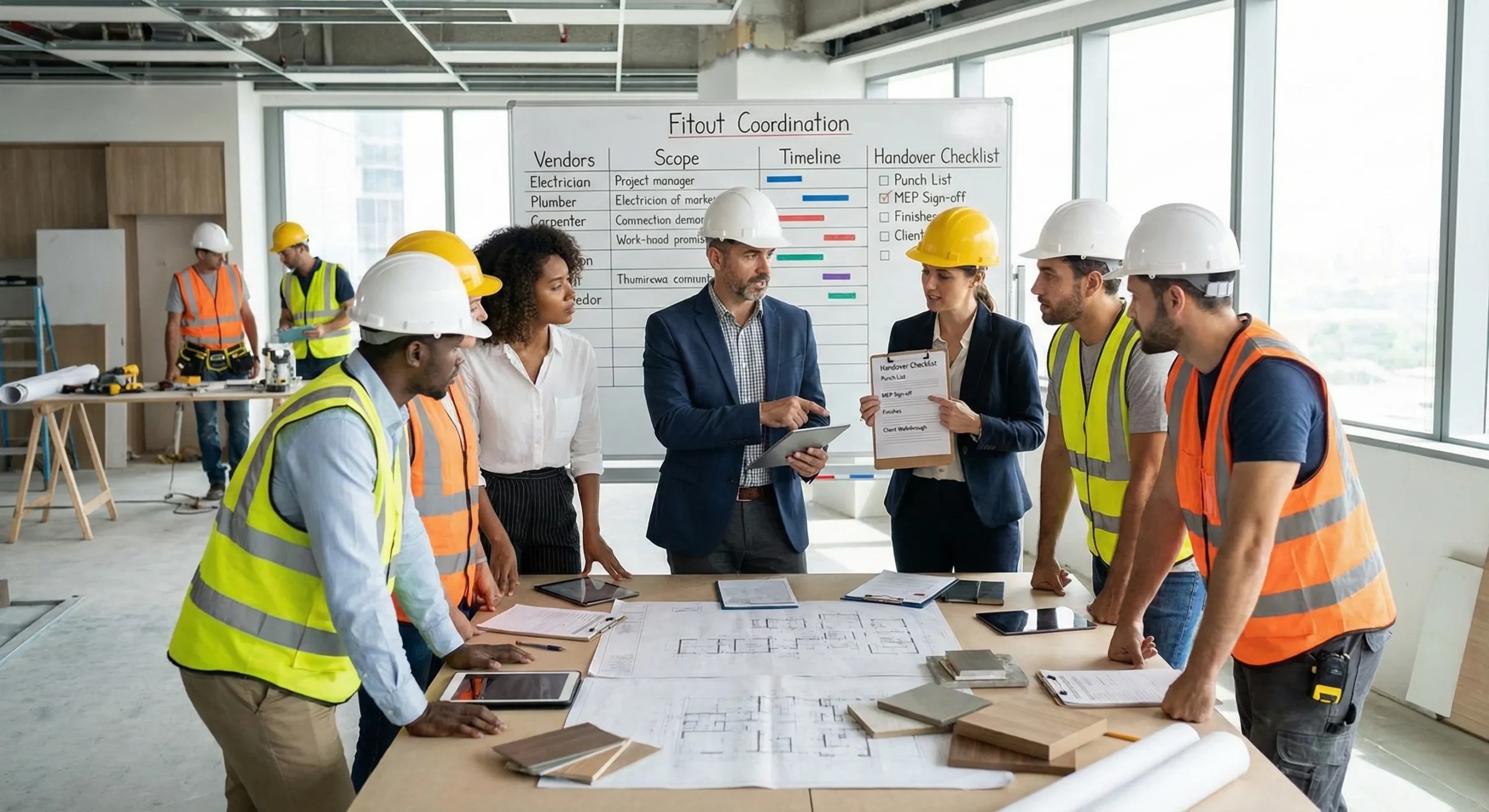 Office fitout and interior finishing UAE