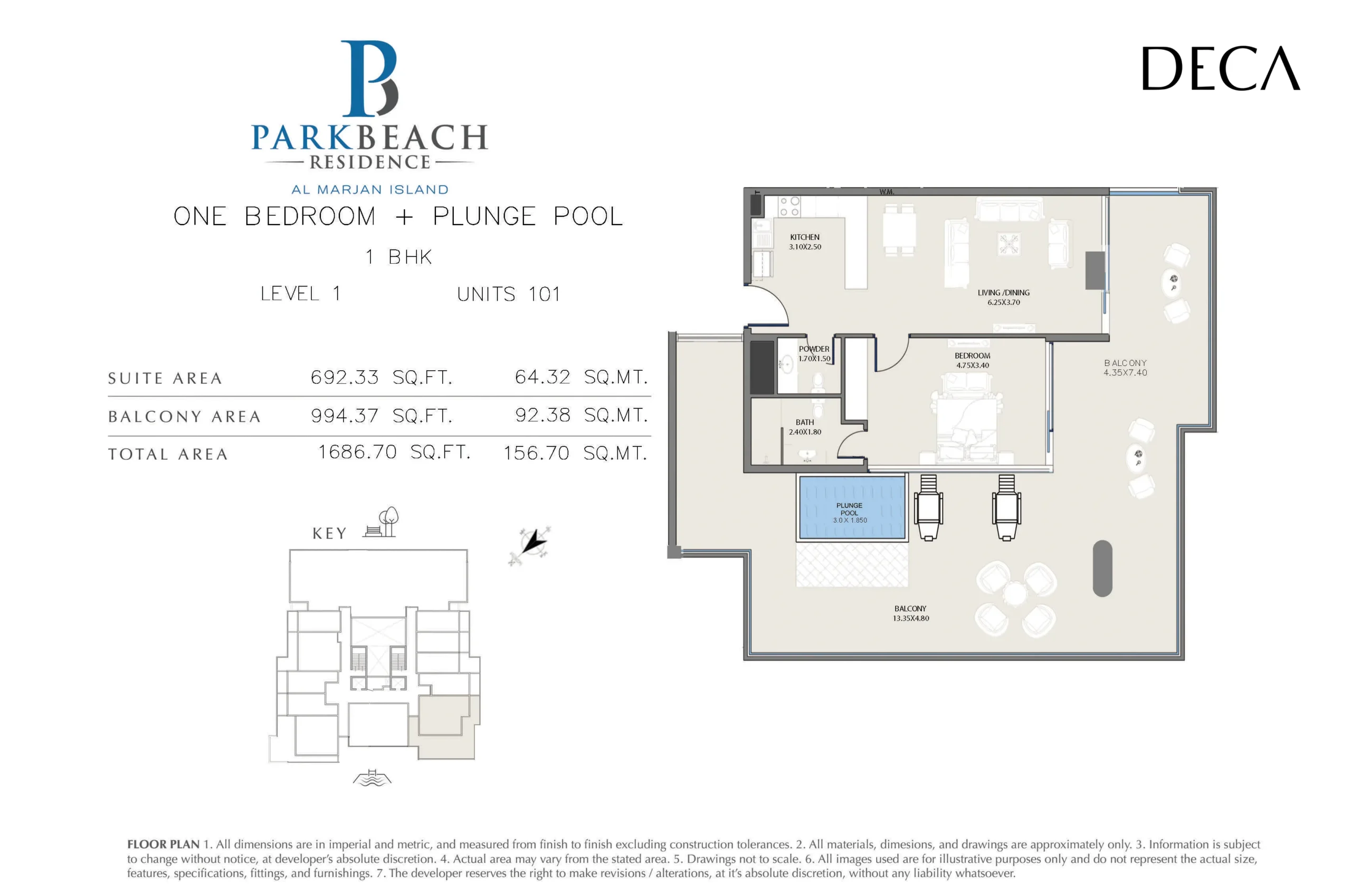 Park Beach Residence II floor plan preview