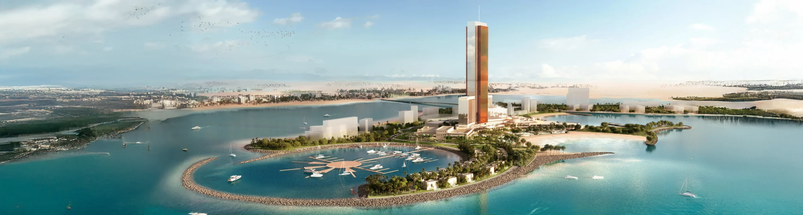 Al Marjan Island destination catalyst timeline toward 2027 in Ras Al Khaimah