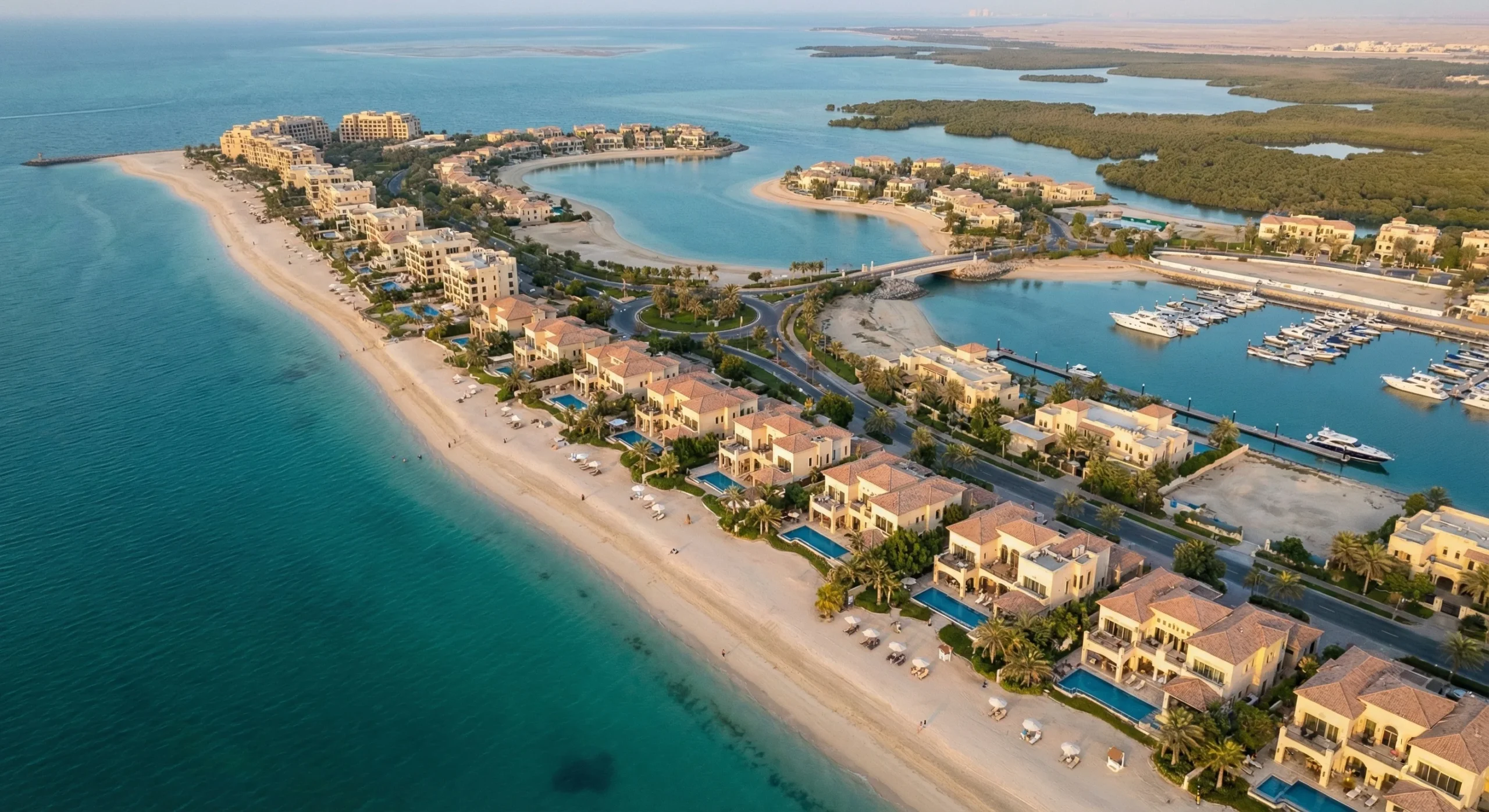 Mina Al Arab lagoon waterfront community in Ras Al Khaimah
